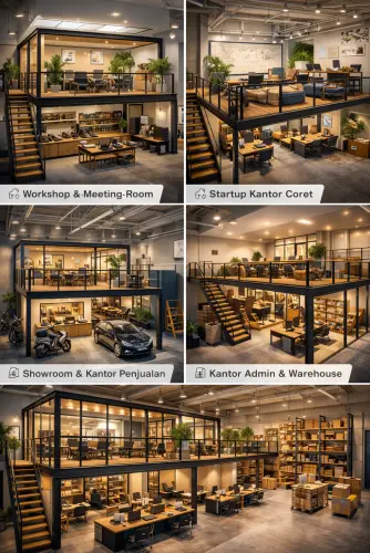 Mezzanine Ruang Kantor di Tarogong Kaler